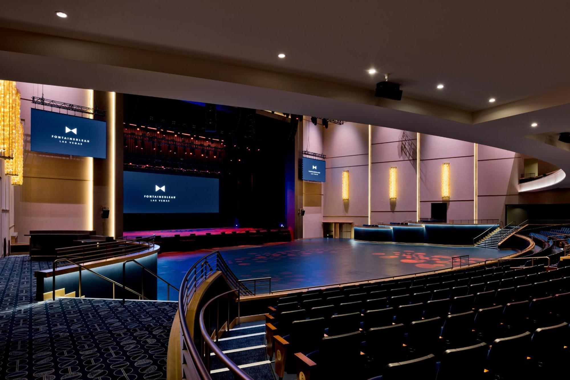 Fontainebleau Las Vegas Exterior foto The interior of the theater